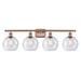 Innovations Lighting Bruno Marashlian Athens 36 Inch 4 Light Bath Vanity Light - 516-4W-AC-G124-8-LED