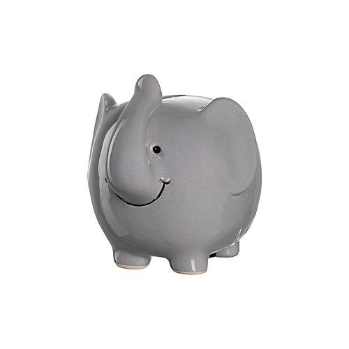 BAMBINI Kinder Spardose Elefant Spardosen grau