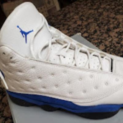 Nike Shoes | Air Jordans 13 Retro Hyper Royal 414571 | Color: Blue/White | Size: 13