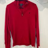 Polo By Ralph Lauren Shirts & Tops | Boys Polo Ralph Lauren Red Sweatshirt 1/4 Zip Up Neck | Color: Red | Size: Xlb