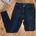 American Eagle Outfitters Jeans | American Eagle High-Rise Jeggings Sise 4 Skinny Jeans Dark Wash | Color: Blue | Size: 4