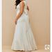 Torrid Dresses | Bnwt Torrid Ivory Satin Bow Back Mermaid Wedding Dress Size 28 | Color: White | Size: 28