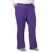 Plus Size Women's Jockey Scrubs Women's Favorite Fit Pant by Jockey Encompass Scrubs in Purple (Size LP(14P-16P))