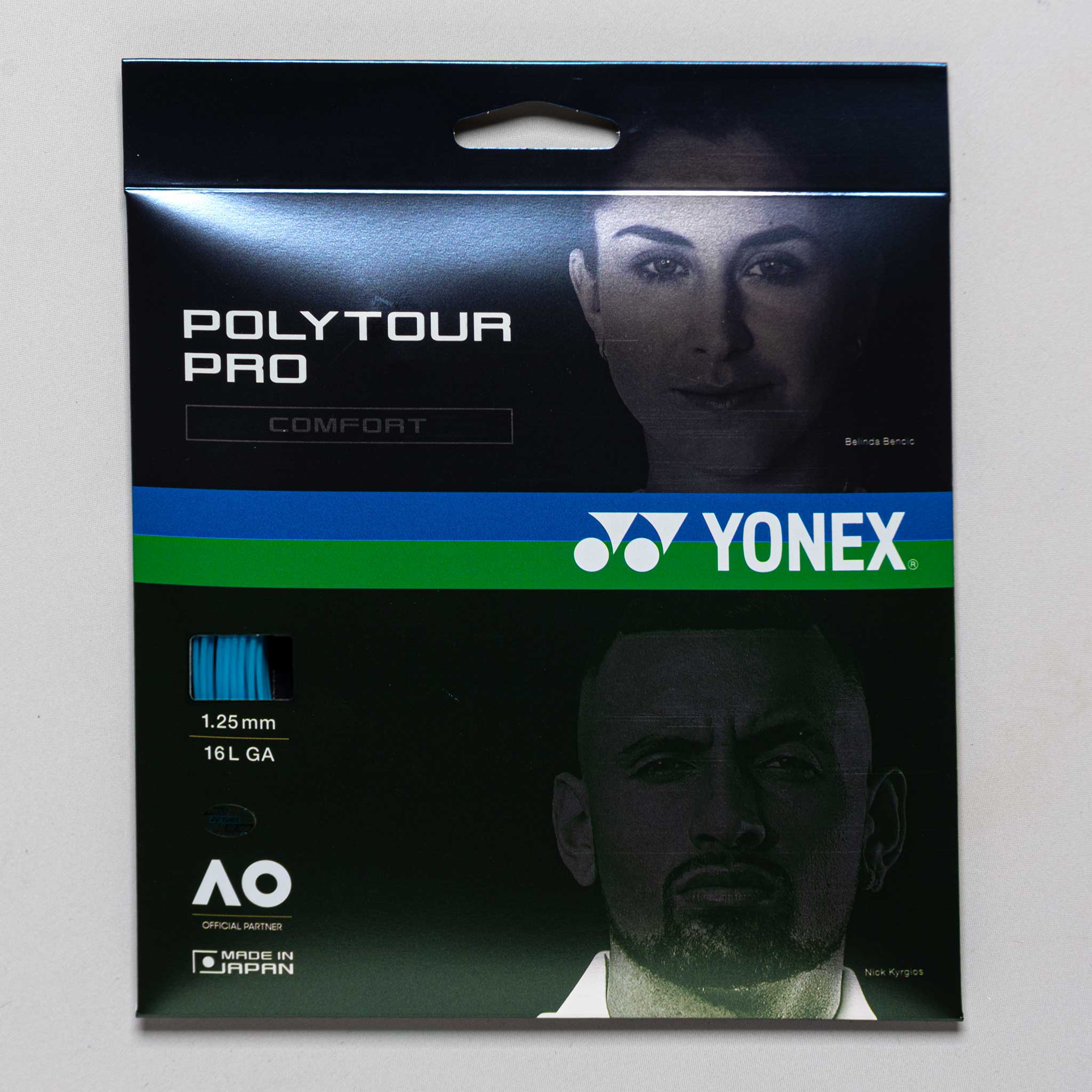 Yonex POLYTOUR Pro 16L 1.25 Tennis String Packages Blue - Yonex