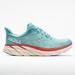 HOKA One One Clifton 8 Women's Running Shoes Aquarelle/Eggshell Blue