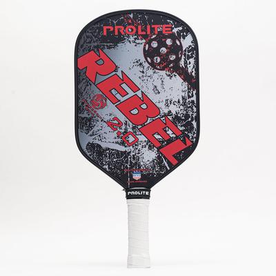 PROLITE Rebel Powerspin 2.0 Pickleball Paddles Gray/Red