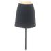 Ann Taylor LOFT Casual Mini Skirt Mini: Blue Polka Dots Bottoms - Women's Size 10