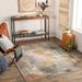 Maranding 3'11" x 5'7" Modern Updated Traditional Farmhouse Mocha/Taupe/Light Peach/Dark Beige/Dark Brown/Aqua/Off White/Mustard/Beige/Black/Denim/Dark Blue/Light Gray Area Rug - Hauteloom