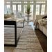 Sulak 6'7" x 9' Charcoal/Cream/Light Beige/Light Gray/Medium Gray/Peach Area Rug - Hauteloom