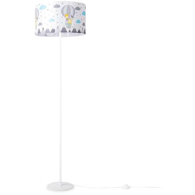 Paco Home - Lampe Kinderzimmer Kinderlampe Babyzimmer Stehlampe E27 Heißluftballon Tiere Creme