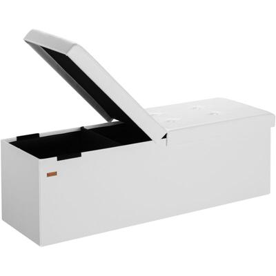 Deuba - casaria® Sitzbank mit Stauraum Faltbar Gepolstert Deckel Schlafzimmer Wohnzimmer Flur Image