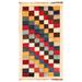 ECARPETGALLERY Hand-knotted Kashkuli Gabbeh Multi Color Wool Rug - 2'9 x 5'0