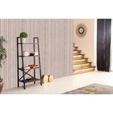 5 Tier Modern Ladder Bookshelf, Metal Frame Bookshelf for Small Spaces in your Living Rooms, Office Furniture Bookcase