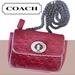 Coach Bags | Nwot Coach Crossbody Shoulder Bag Purse Logo Stitch Quilted Leather Salmon Pink | Color: Orange/Pink | Size: Os