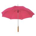 eBuyGB Pack of 6 Automatic Wedding Photographer Parasol Folding Umbrella, Long Umbrella with Stick Handle Rain Stick Umbrella, Umbrella, Colourful - Pink 37 Inch / 94cm Span 84cm Length