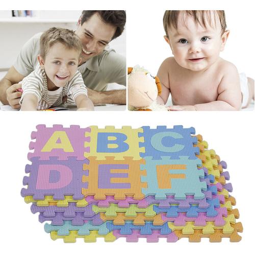 36pcs Soft eva mousse Puzzlematte Spielmatte Bodenmatte Lernmatte Baby Kinder Baby Kinder Alphabet
