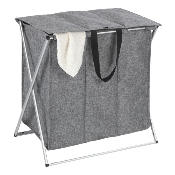 Wenko Wäschesammler »Trio Top« 118 l grau Image