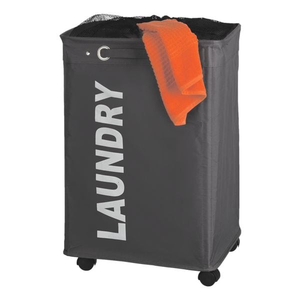 Wenko Wäschesammler »Quadro« 79 l grau Image