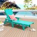 Polytrends Laguna All Weather Poly Pool Outdoor Chaise Lounge - with Arms