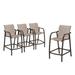 VredHom Outdoor Bar Stools Patio Bar Chairs (Set of 4) - 21.7" W x 25.6" D x 43.7" H