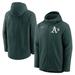 Men's Nike Green Oakland Athletics Authentic Collection Performance Raglan Full-Zip Hoodie