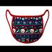 Disney Accessories | Disney Holiday Face Mask Size Xl Brand New | Color: Green/Red | Size: Xl