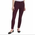 Jessica Simpson Pants & Jumpsuits | Jessica Simpson High Waisted Burgundy Skinny Pants | Color: Purple/Red | Size: 4