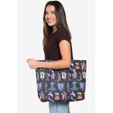 Plus Size Women's Disney Villains Travel Rope Tote Bag All-Over Print by Disney in Black