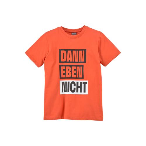 KIDSWORLD T-Shirt DANN EBEN NICHT orange Jungen Kidsworld