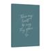 Trinx "Sunday Hymn II" Gallery Wrapped Canvas By Becky Thorns Canvas in Blue/White | 24 H x 16 W x 1.5 D in | Wayfair