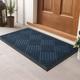 Latitude Run® Non-Slip Outdoor Door Mat Synthetics in Black | 0.27" H x 35" W x 24" D | Wayfair ADB8783C03184A7991A0258C7109A566