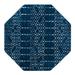 Blue/Navy 94 x 0.33 in Area Rug - The Twillery Co.® Lenwood Geometric Area Rug in Navy Blue/White | 94 W x 0.33 D in | Wayfair