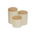 Gracie Oaks 3 Piece Kitchen Canister Set Porcelain/China in White | 6.7 H x 3.9 W x 3.9 D in | Wayfair 76903DC968E746C898C22BC3F967355A