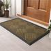 Latitude Run® Non-Slip Outdoor Door Mat Synthetics in Black/Brown | 0.27" H x 35" W x 24" D | Wayfair C14EE85DD4C5416BB98460769B8A138C