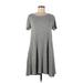 Old Navy Casual Dress - A-Line: Gray Marled Dresses - Women's Size Medium