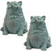Design Toscano Phat Cat Statue: Set of Two