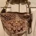 Coach Bags | Authentic Coach Purse Patchwork On Color Brown | Color: Gold/Tan | Size: Os