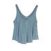 Urban Outfitters Tops | Kimchi Blue Urban Outfitters Crop Tank Top Asymmetrical Size Small | Color: Gray | Size: S