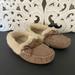 J. Crew Shoes | J Crew Women's Tan Suede Lined Slippers Size 8. | Color: Cream/Tan | Size: 8