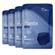 Amazon Basic Care Men’s Pants Plus Large – 4 Packungen à 7 Stück (28 Pants), Blau