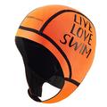 BUDDYSWIM Neoprene Swim Cap Trilaminate Warmth 2.5mm for Open Water Swimming, Orange M