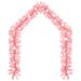 The Holiday Aisle® Christmas Garland Decoration Artificial Xmas Garland w/ LED Lights in Pink | 2.5 H x 787.4 W x 2.5 D in | Wayfair