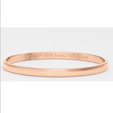 Kate Spade Jewelry | Kate Spade Rose Gold Plated Bangle | Color: Gold/Pink | Size: Os