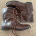 American Eagle Outfitters Shoes | American Eagle Combat Boots- Youth Size 6/Women’s Size 7.5-8 | Color: Brown | Size: 8