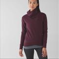 Lululemon Athletica Tops | Lululemon On The Double Pullover Bordeaux | Color: Black/Purple | Size: 2