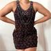 Free People Dresses | Free People Floral Beaded Silk Dress Size 4 | Color: Black/Purple | Size: 4