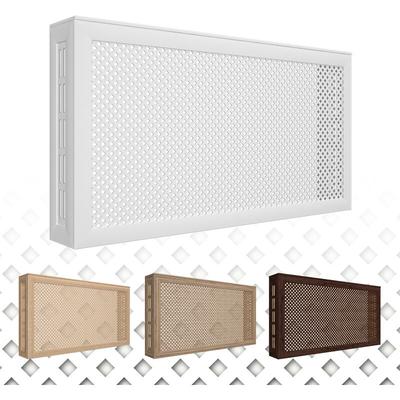 Heizkörperverkleidung Gloria Lüftungsgitter modern, hdf/mdf Holz foliert 90/120/150cm - Stella Image