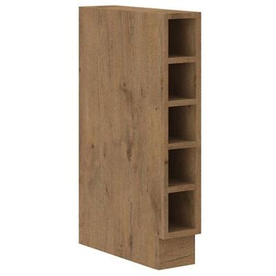 Küchen Preisbombe - Vigo Unterschrank Regal 15 cm Eiche Lancelot Küchenzeile Küchenblock Küche Image