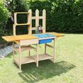 Matschkueche mit Wasserhahn, Kinderkueche Holz, Outdoor Kueche, Holzkueche, Spielkueche,