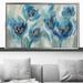 Red Barrel Studio® Blue Fairy Tale Floral III by Silvia Vassileva - Painting Canvas | 31.5 H x 51.5 W x 2 D in | Wayfair